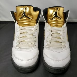 Nike Air Jordan 5 Olympic Gold Coin 4Y